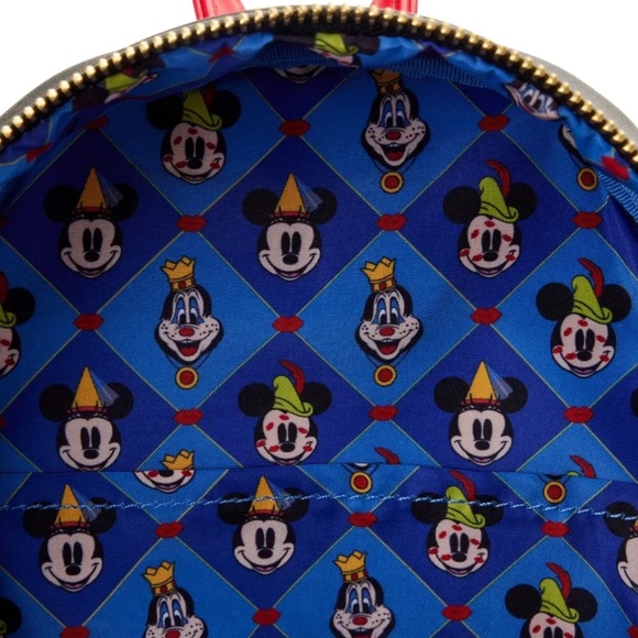 Loungefly Disney Brave Little Tailor Mickey and Minnie Mouse Mini Backpack main image 6